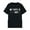 Black, variant on Unisex Graphic Printed T Shirt for Everyday Comfort with Classic Crewneck Design Suitable for Casual Wear and Daily Outfits Top for Women, L, Black