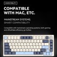 thumbnail image 4 of [English Blueberry] Attack Shark K85 e-Sports teclado eje magnético personalizado PBT keycap modo RT 68 teclas RGB recorrido tecla ajustable (Azul), 4 of 8