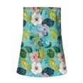 thumbnail image 3 of idosla Womens Smocked Strapless Bandeau Tank Tops Floral Tube Tops Backless Bandeau Tunic Tops Sleeveless Shirts (Green, L), 3 of 4