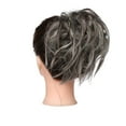 thumbnail image 2 of S-noilite Chignon Ondulé Duveteux Chouchous Extension de Cheveux Synthétiques pour Femmes, 2 of 3