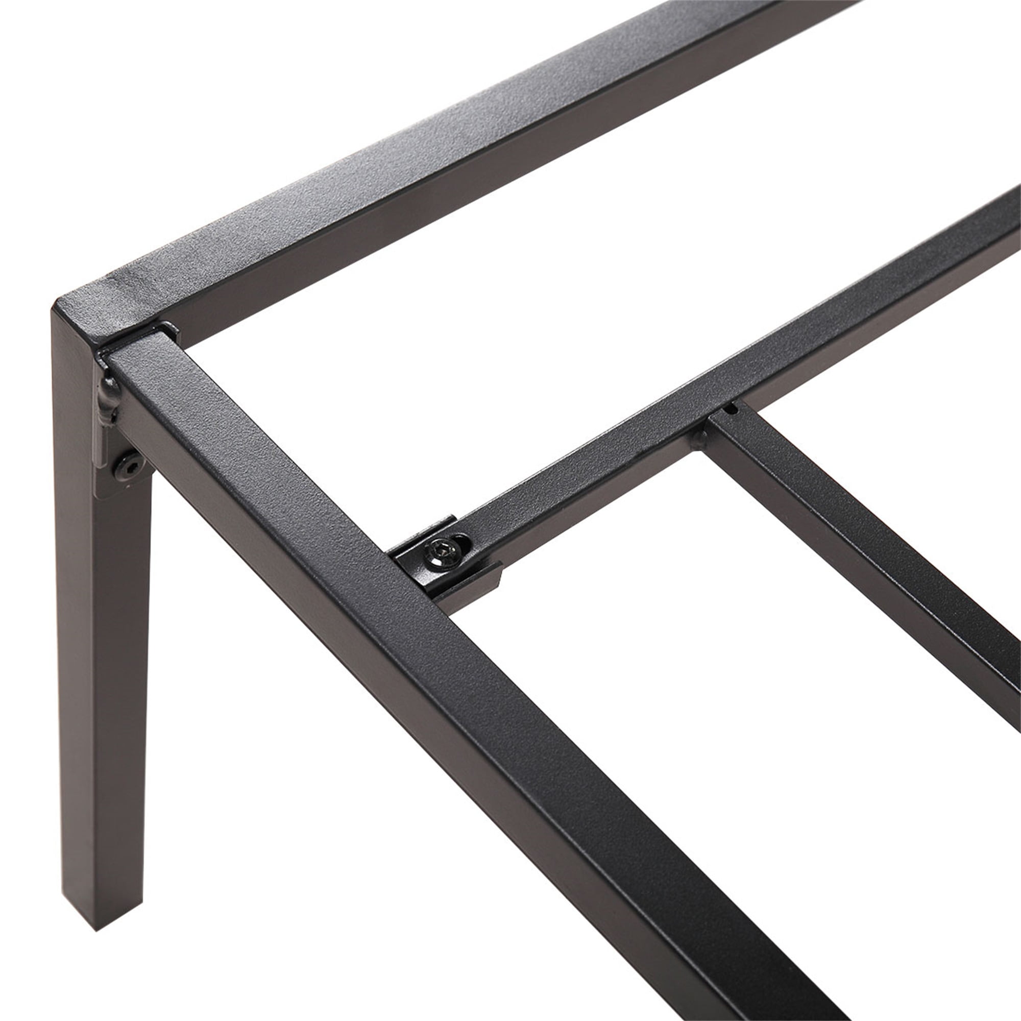 Spaco Queen Size Bed Frame Heavy Duty Metal Platform Bed Frame with 14" Large Under Bed Storage Space Spaco Queen Size Bed Frame Heavy Duty Metal Platform Bed Frame with 14" Large Under Bed Storage Space