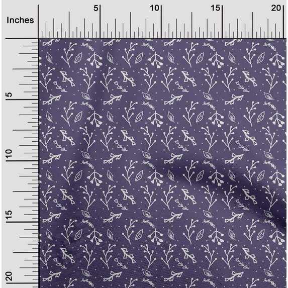 oneOone Silk Tabby Purple Fabric Florals Diy Clothing Quilting Fabric Print Fabric By Yard 42 Inch Wide