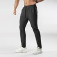 thumbnail image 4 of USNSM Men's Casual Solid Color Athletic Jogger Pants Stretch Gym Pants, Active Workout Joggers with Pockets for Men Black L, 4 of 4