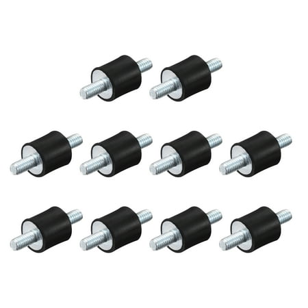 

M4x10mm Rubber Mounts 10 Pack Anti Isolator Studs Shock Absorber Male 10x10mm