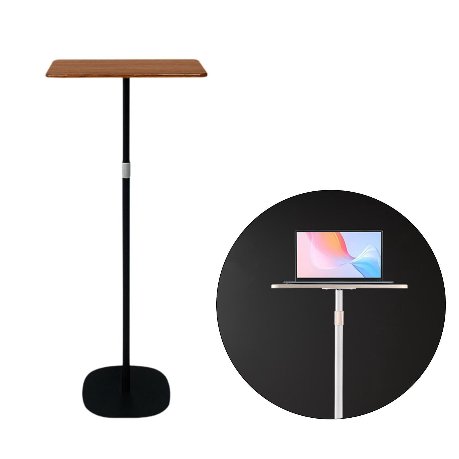 Wzmzjy Laptop Floor Stand Height Adjustable Computer Desk Easy to Install Multifunction Black