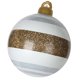 thumbnail image 3 of Bola inflable navideña de 60 cm, bola decorada de PVC, bolas gigantes grandes, bolas de juguete para decorar árboles de Navidad, bola sin adorno de luz, 3 of 5