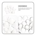 thumbnail image 4 of 200pcs Clear Glass Cabochon Transparent Flat Back Dome Multi-use Cabochon Diy Accessory, 4 of 7