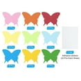 thumbnail image 3 of Unique Bargains Butterfly Cutouts Paper Butterflies, Colorful Butterfly Cutout for Classroom Decoration, 72 Pack, 3 of 8