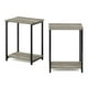 thumbnail image 4 of Mesa auxiliar Furinno Simplistic con estructura metálica, paquete de 2 unidades, roble francés, 4 of 6