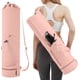 thumbnail image 2 of Bolsa para Esterilla de Yoga con Cordón,Correa Ajustable Impermeable Bolsa para Tapete de Yoga, con Compartimento Húmedo Impermeable y 2 Bolsillos Multifuncionales,Negro, 2 of 2