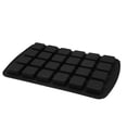 thumbnail image 4 of mnjin cake make 24-cavity silicone brownie squares baking mold chocolate mold bakeware black, 4 of 5