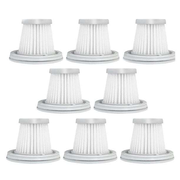 Paquete de 8 filtros Hepa para Xiaomi Mijia, pieza de filtro de aspiradora práctica