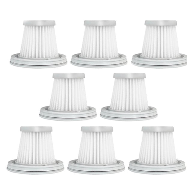 Paquete de 8 filtros Hepa para Xiaomi Mijia, pieza de filtro de aspiradora práctica