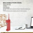 thumbnail image 4 of Vintage Cell Phone Prop, Old Fashioned Brick Mobile Phone Model With Numeric Keypads, Retro Brick Cell Phone Ornament Vintage Cellular Phone For Family Decoration Photographic Prop, 4 of 8