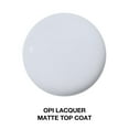 OPI Nail Lacquer Polish, Matte Top Coat, Stay Lacquer 0.5 Fl Oz