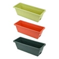 thumbnail image 5 of Harliver Window Box Planter, Plastic Vegetable Flower Planters Boxes with Drainage Holes，19.7Inches Rectangular Flower Pots for Indoor Outdoor Garden, Patio, Home Decor, 5 of 5
