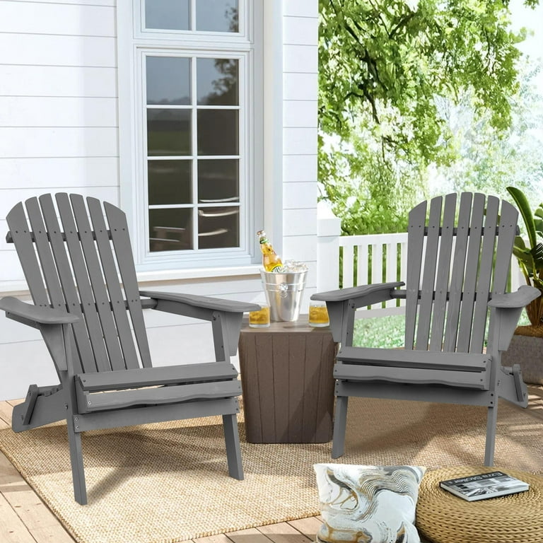 Vonhaus Outside Foot Stool Adirondack Chair Cover Garden VonHaus