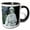 Black/White, variant on 3drose, Usa, Georgia, Savannah, Bonaventure Cemetary, Statue - Us11 Rti0016 - Rob Tilley, 11oz Two-tone Green Mug