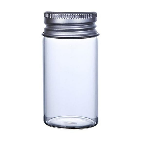 Botella pequeña sellada con tapa, botella de vidrio sellada portátil a prueba de fugas Ðσ