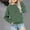 Army Green, variant on Bnwani Christmas Toddler Crew Neck Sweatshirts Girls Long Sleeve Casual Print Green Size 2-3t