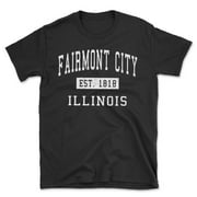 Fairmont City Illinois Classic Established Men's Cotton T-Shirt