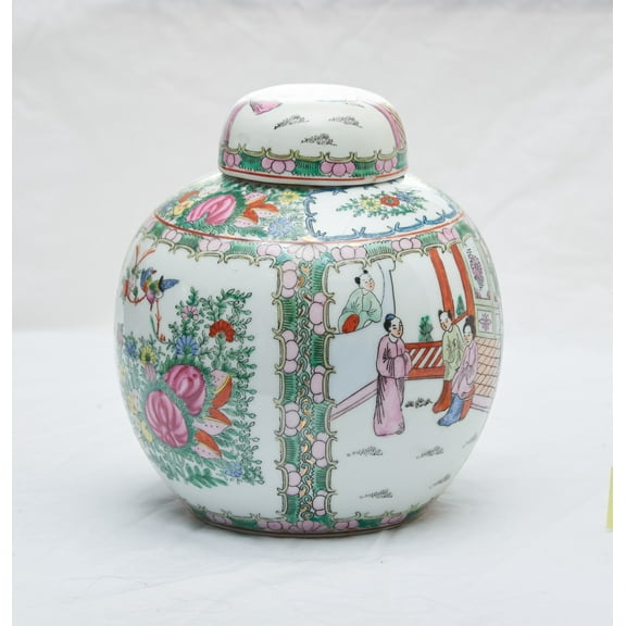 C&F Home Porcelain Ginger Jar  Blue