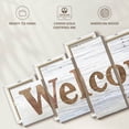 thumbnail image 6 of Elephant Stock Farmhouse Welcome Wall Sign Wall Art - Horizontal Multi Panel Canvas - Living Room Wall Decor - Wall Signs Multi Panel - Brown And Gray Decor By Beth Grove - 74" x 34", 6 of 7