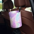 thumbnail image 5 of Honeii Purple Sparkling Butterfly Print Waterproof Car Trash Can,Waterproof Portable Collapsible Trash Can,Garbage Container fits Most Cars,SUVs,and Trucks, 5 of 7