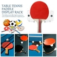 thumbnail image 3 of SHOWERORO 2Ud Rack Transparente Para Almacenamiento Y Exhibición De Palas De Tenis En Pared, 3 of 8