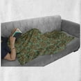 thumbnail image 6 of Mandala Soft Flannel Fleece Throw Blanket, Traditional Pattern with Flowers Eastern Influenced Design, Cozy Plush for Indoor and Outdoor Use, 60" x 80", Multicolor, by Ambesonne, 6 of 6