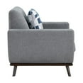 thumbnail image 4 of Pemberly Row Contemporary Living Room Chair with Tufted Back in Gray, 4 of 7