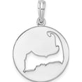 thumbnail image 1 of Sterling Silver Polished Cape Cod Cut-Out Pendant(Length 24.78) - Jbsp, 1 of 5