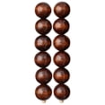 thumbnail image 3 of Bead Landing Brown Natural Wood Round Beads, 25mm, 9 Pack, 3 of 3