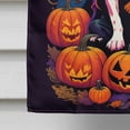 thumbnail image 4 of Pit Bull Terrier Witchy Halloween House Flag, 4 of 7