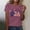 Hot Pink, variant on American Flag Stars Stripes Shirts for Women 4th of July Patriotic Shirt Cute Graphic Blouse USA Flag Tops Summer Tee