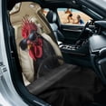 thumbnail image 3 of XYZCANDO Car Seat Towel Cover with Funny Rooster Print, Car Seat Protector for Post Workout and Beach Trips, 3 of 11