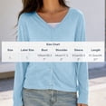 thumbnail image 3 of Womens Long Sleeve UV Sun Protection Shirts Button Down Open Front Tops Lightweight Cardigan for Daily&nbsp;Wear, 3 of 5