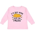 thumbnail image 3 of Inktastic I'm Just Here for the Tacos Cinco De Mayo Boys or Girls Long Sleeve Toddler T-Shirt, 3 of 5