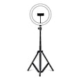 thumbnail image 1 of 20cm/8inch RGB Ring Light LED Fill Light Dimmable USB Powered with Desktop Tripod Metal Light Stand Dual Phone Holders Remote Shutter Remote Control for Live Streaming Online Video Selfie Ma, 1 of 7