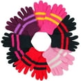 thumbnail image 6 of ToBeInStyle Women's Pack of 6 Assorted Plush Magic Gloves - One Size, 6 of 7