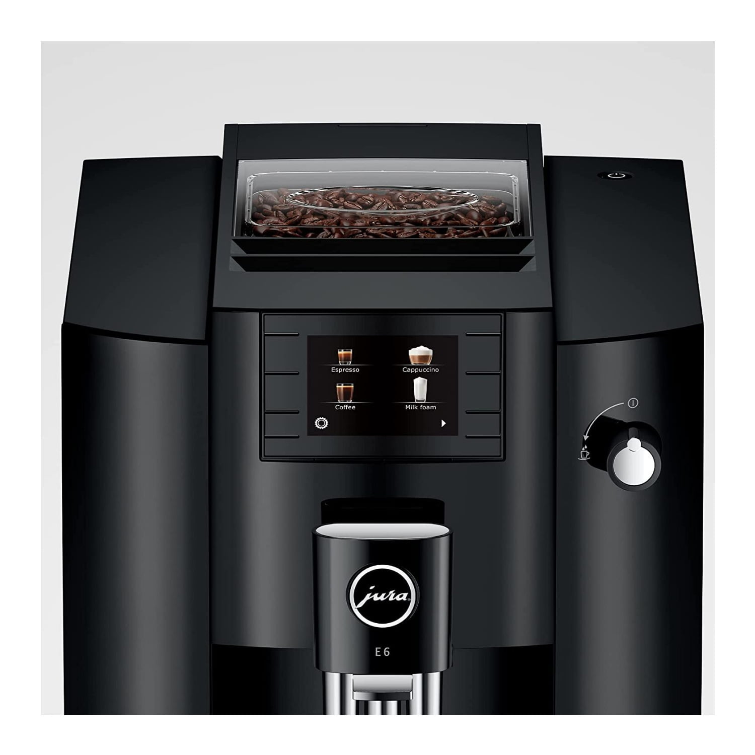Jura 15559 E6 Automatic Coffee Machine - Piano White