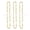 Gold, variant on 8 Pcs Colorful Happy Birthday Party Beads Necklaces Birthday Party Beads necklaces Supplies Favors