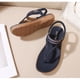 thumbnail image 3 of Sandalias para mujer con suela de goma PU suave con cuentas elásticas, 3 of 8