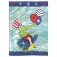 thumbnail image 1 of Magnolia Gardens M011598 Uncle Sam Alligator Polyester Printed Garden Flag, 1 of 1