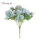 thumbnail image 1 of Decoración floral para el hogar ramo de flores rosas artificiales boda tela de seda nupcial ramo de flores falsas, azul lago 3 Piezas sidaley HA6621-04B*3, 1 of 4