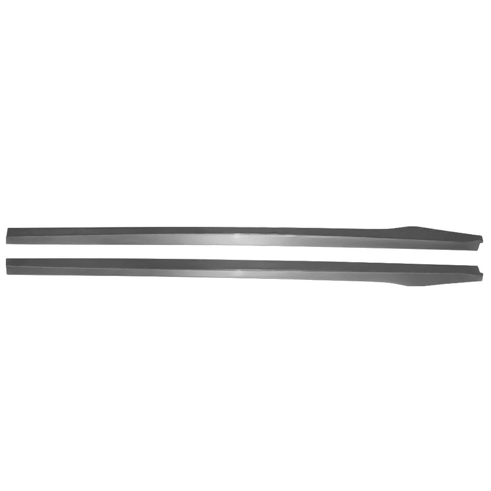 IKON MOTORSPORTS Side Step Running Boards For 2012-2019 Mercedes-Benz ML-Class & GLE-Class W166 SUV - Black/Silver