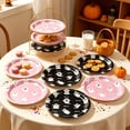 thumbnail image 5 of Halloween Paper Plates, 10PC Cute Cartoon Ghost Disposable Round Plates, 7 Inch and 9 Inch Decorative Dinner Plates for Halloween Summerween Party Birthday Table Decor, 5 of 6