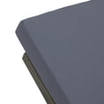 thumbnail image 5 of GDF Studio Alhambra Outdoor Acacia Wood Armless Adjustable Chaise Lounges with Cushion, Set of 2, Gray and Dark Gray, 5 of 11