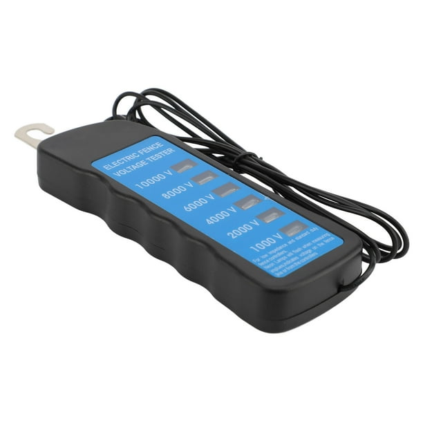 Buscador Eléctrico Digital De Cerca, Voltímetro Ergonómico De Ahorro De Energía De Fondo Cóncavo ABS Probador De Voltaje De Cerca Eléctrica Con Luces Indicadoras Para Ganado