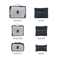 thumbnail image 2 of Unique Bargains 6 Set Travel Bag for Storage Closet Organizers Travel Accessories Black, 2 of 5
